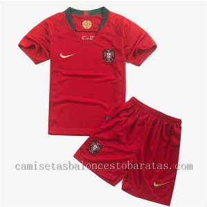 camiseta Portugal Nino primera equipacion 2018